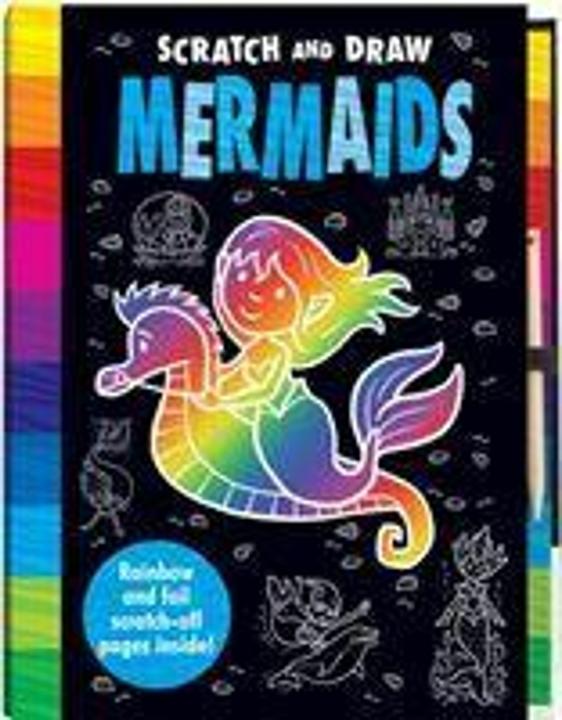 Produktbild Scratch and Draw Mermaids - Scratch Art Activity Book (Englisch, Barry Green, CONNIE ISAACS, 2018)