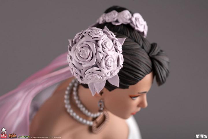 Actual product image PCS Street Fighter statuette 1/4 Wedding Chun-Li 39 cm