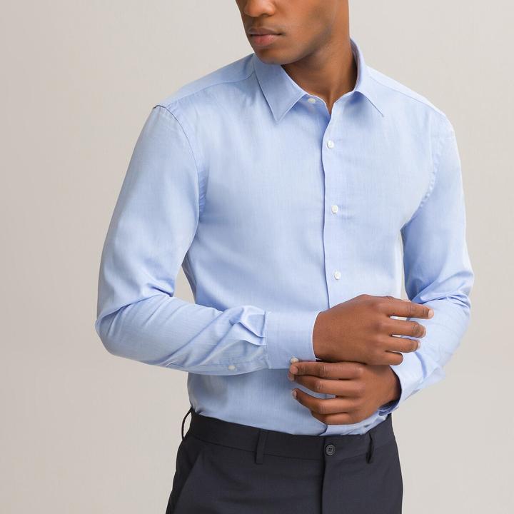 Produktbild La Redoute Collections Slim-Fit-Hemd mit französischem Kragen (L)