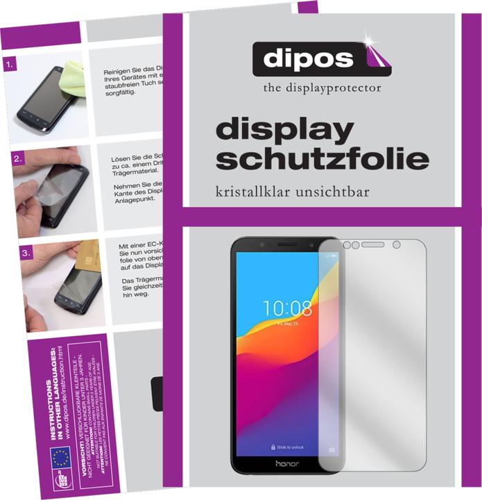 Actual product image Dipos Screen Protector Crystalclear (1 Piece, Honor 7s)
