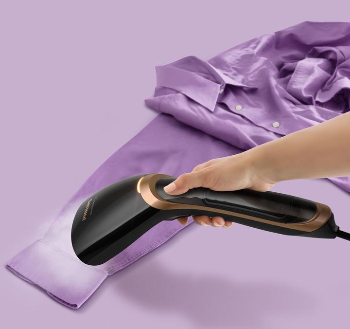 Actual product image Philips Steam&Go Plus GC365/80 - Kledingstomer - Zwart (1300 W, 24 g/min)