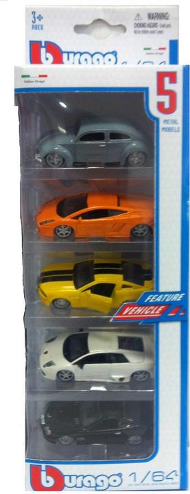 Burago SET 5 VEHICULES 1/64EME
