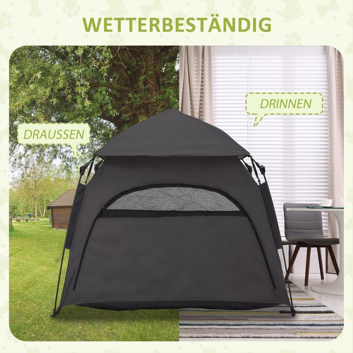 Actual product image PawHut Pet tent with sun canopy (Dog tent)
