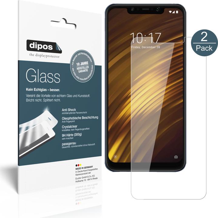Image du produit Dipos Film de Protection d’écran Anti-Shock (2 pièce(s), Xiaomi Pocophone F1)