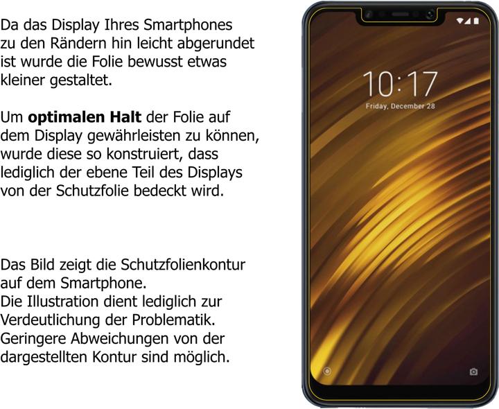 Image du produit Dipos Film de Protection d’écran Anti-Shock (2 pièce(s), Xiaomi Pocophone F1)