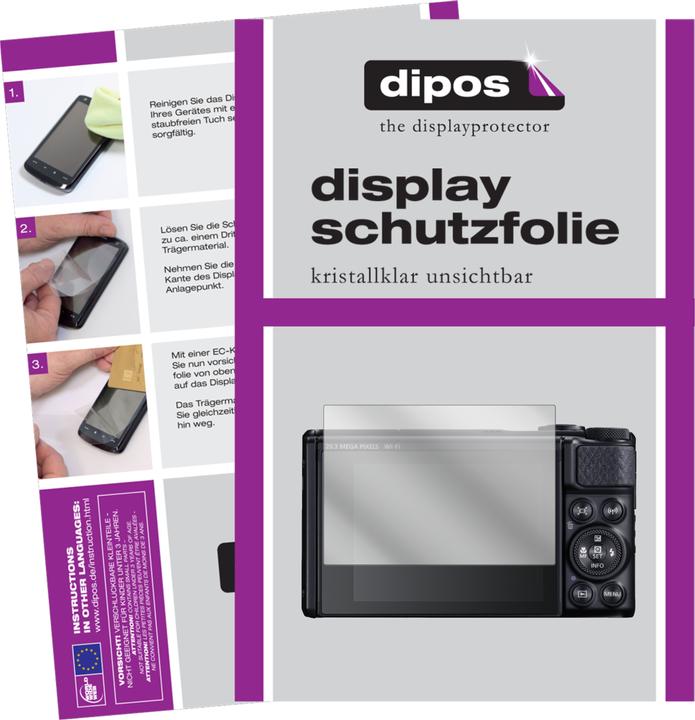 Dipos Screen Protector Crystalclear (Screen protector, Canon PowerShot SX740 HS)