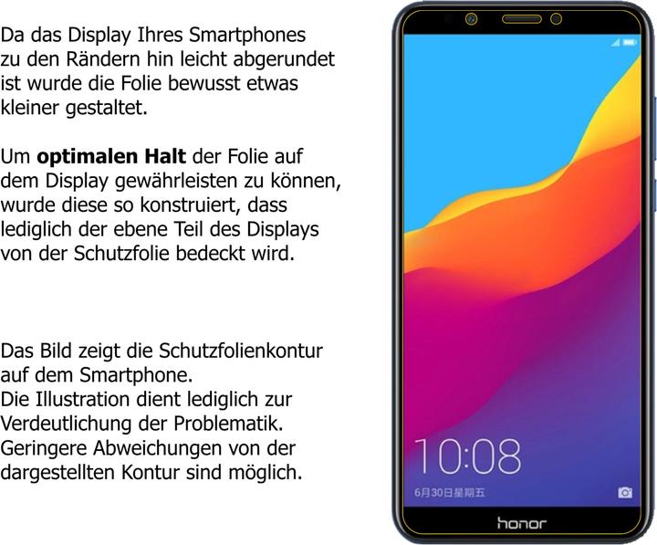 Produktbild Dipos Displayschutz Anti-Shock (2 Stück, Huawei Honor 7C)