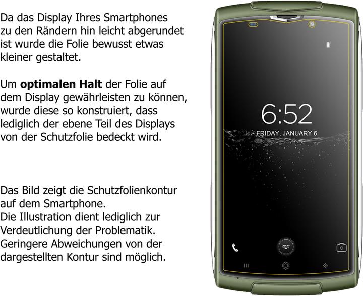 Produktbild Dipos Displayschutz Anti-Shock (2 Stück, Zoji Z7)