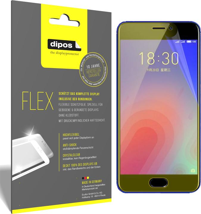 Produktbild Dipos Displayschutzfolie Full-Cover 3D (3 Stück, Meizu M6)