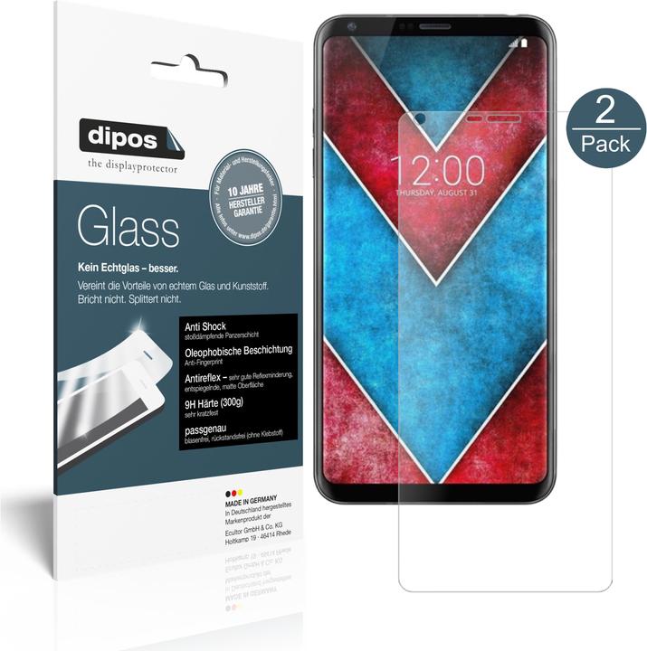 Actual product image Dipos Screen Protector Anti-Shock (2 Piece, LG V30)
