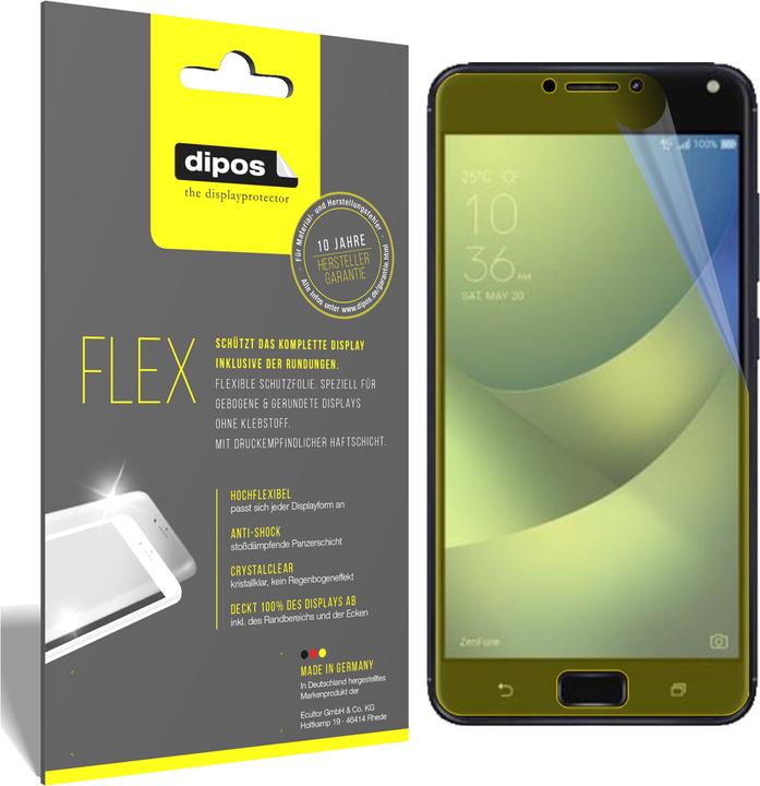 Produktbild Dipos Displayschutzfolie Full-Cover 3D (3 Stück, Asus Zenfone 4)
