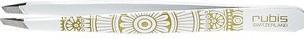 Actual product image Rubis Pinzette Classic Mandala schräg weiss/gold