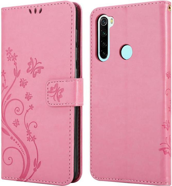 Actual product image Cadorabo Flower Book Cover (Xiaomi Redmi Note 8 2021, Xiaomi Redmi Note 8)