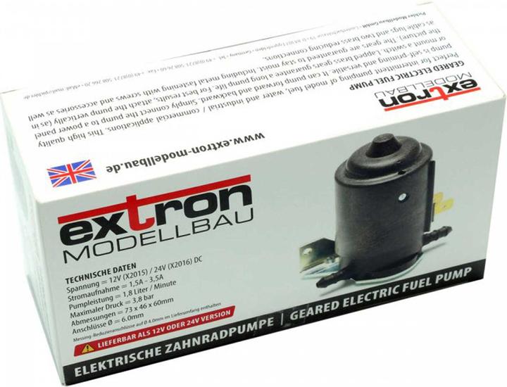 Produktbild Extron Modellbau Kraftstoff Pumpe Elektrische Zahnradpumpe 24V