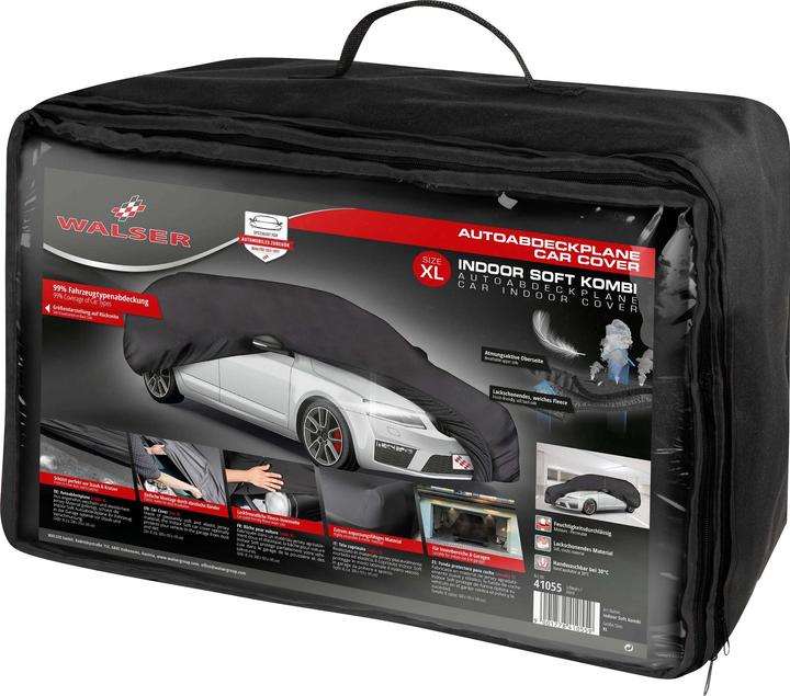Produktbild Walser Autoplane Indoor Soft, PKW-Abdeckplane Kombi Gröe XL schwarz