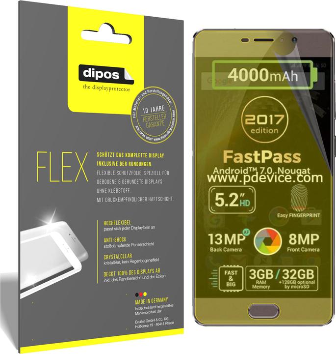 Immagine prodotto Dipos Pellicola Protettiva Full-Cover 3D (3 Pezzo/i, Allview P9 Energy Lite)