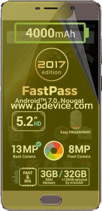 Immagine prodotto Dipos Pellicola Protettiva Full-Cover 3D (3 Pezzo/i, Allview P9 Energy Lite)