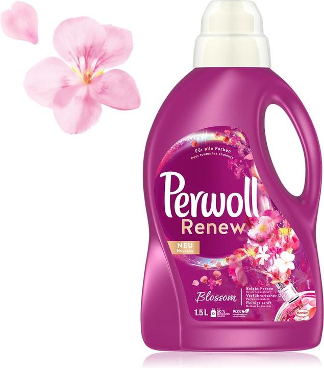 Produktbild Perwoll Renew Flüssig Color Blütenrausch (27 Waschgänge)