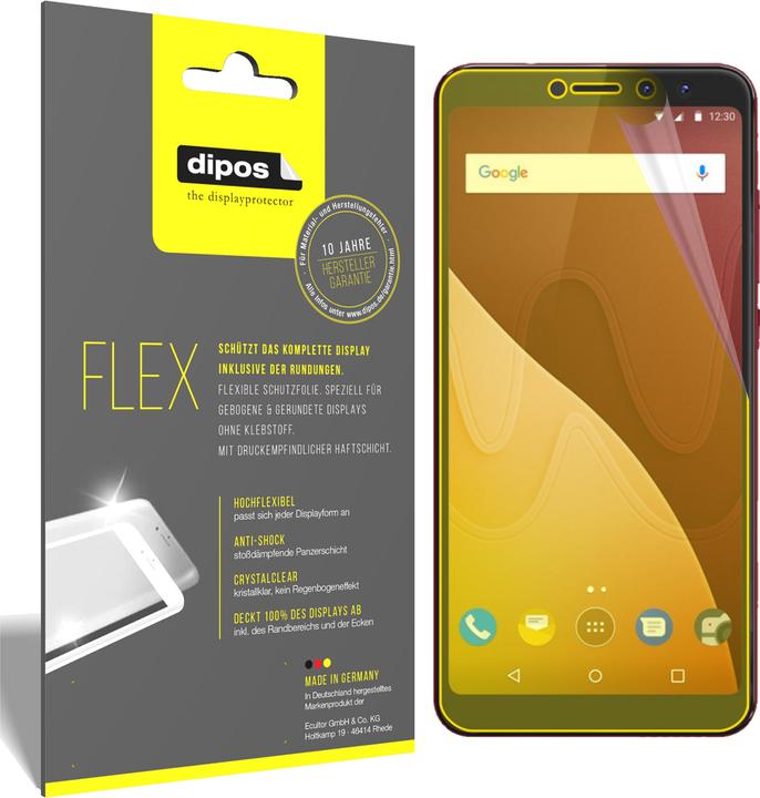 Produktbild Dipos Displayschutzfolie Full-Cover 3D (3 Stück, Wiko View Prime)