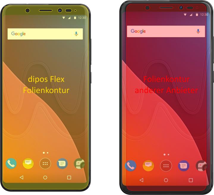 Immagine prodotto Dipos Pellicola Protettiva Full-Cover 3D (3 Pezzo/i, Wiko View)