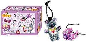 Image du produit Hama Perles à repasser midi ""Bijoux fantaisie"", boîte cadeau Diamètre perles à repasser midi : 5,0 mm