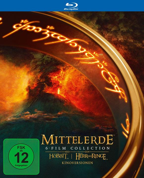 Magni Mittelerde 6-Film-Collection-Kinoversionen (Blu-ray, 2023, Deutsch, Englisch)