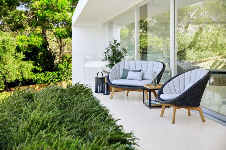 Produktbild Cane-line Peacock Kissen Set für 2er-Sofa