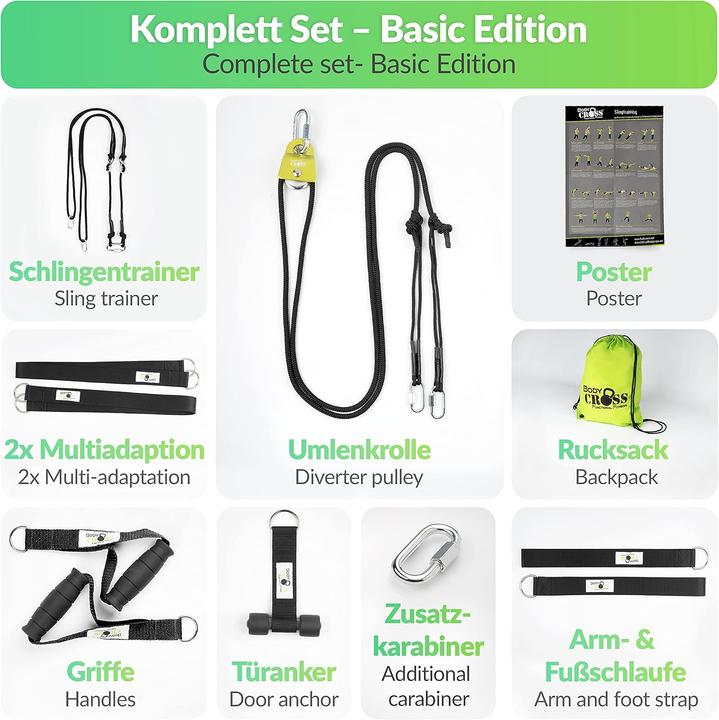 Produktbild BodyCross Schlingentrainer Komplett-Set