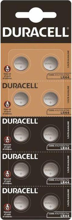 Duracell LR44 (10 Stk., LR44, GP76A, 170 mAh)