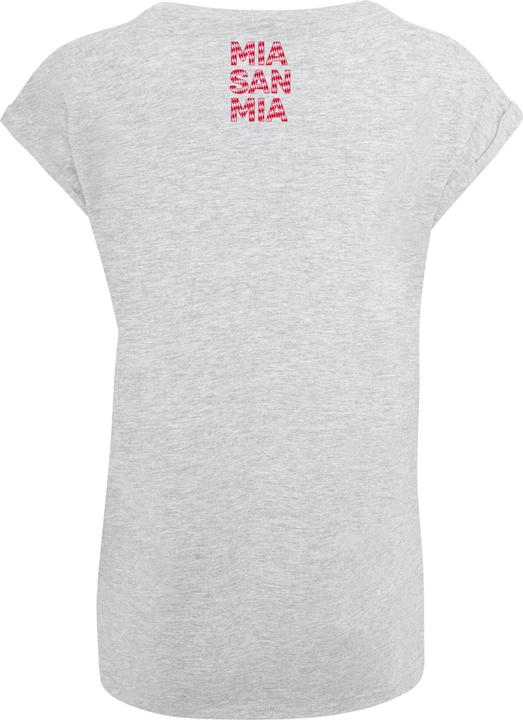 Actual product image FC Bayern München Ladies Logo Red Extended Shoulder Tee - 113325 (L)