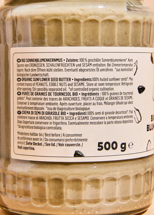 Produktbild KoRo Bio Sonnenblumenkernmus aus geschälten Sonnenblumenkernen (500 g)
