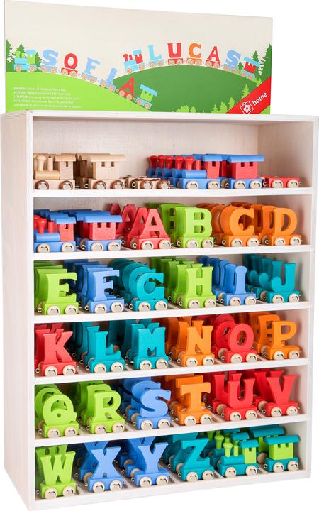 Produktbild Legler OHG Display Buchstabenzug bunt