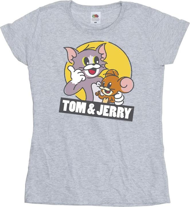 Tom & Jerry Sketch Logo TShirt (L)