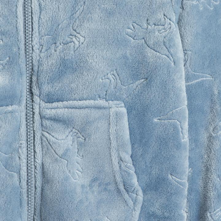 Produktbild La Redoute Collections Fleece-Overall mit Kapuze und Dino-Print (102)