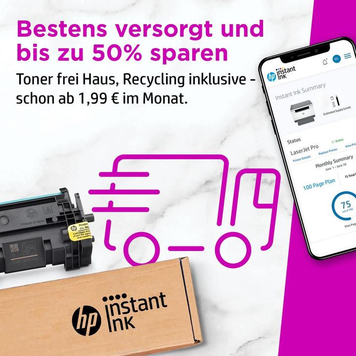 Produktbild HP LaserJet M140we (Laser, Schwarz-Weiss)