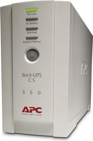Image du produit APC Back-UPS CS 350 - onduleur - CA 120 V (350 VA, 210 W, Standby Onduleur)