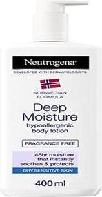 Actual product image Neutrogena Liquid Body Cream with Intensive Moisturization Fragrance-Free Hypoallergenic for Dry and (Body cream, 400 ml)