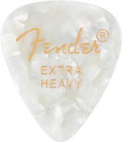 Produktbild Fender 351 Picks, Xheavy White Moto 12 (12 x)