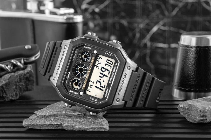 Actual product image Casio Sports - AE-1300WH-8A (Digital watch, Sports watch, 42 mm)