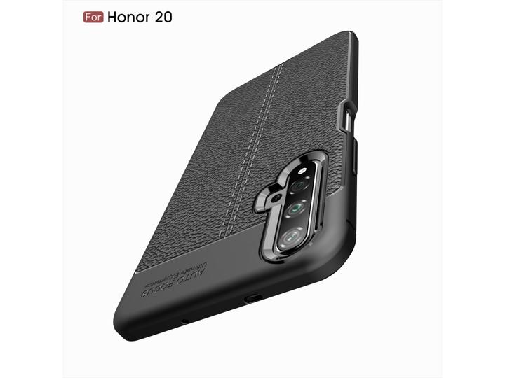Produktbild Screenguard Huawei Nova 5T Hülle Leather Design TPU Cover (Huawei Nova 5T)