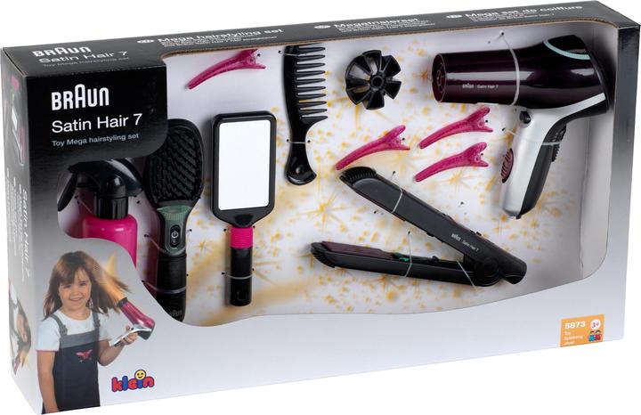 Actual product image Theo Klein Hairdressing set brown Mega Set