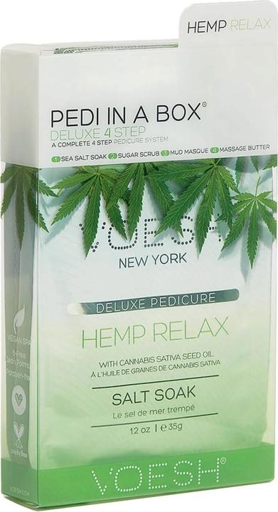 Voesh Pedi Hemp Relax (Fusscrème & Fussgel, Fussbad, Fussmaske, 1 ml)