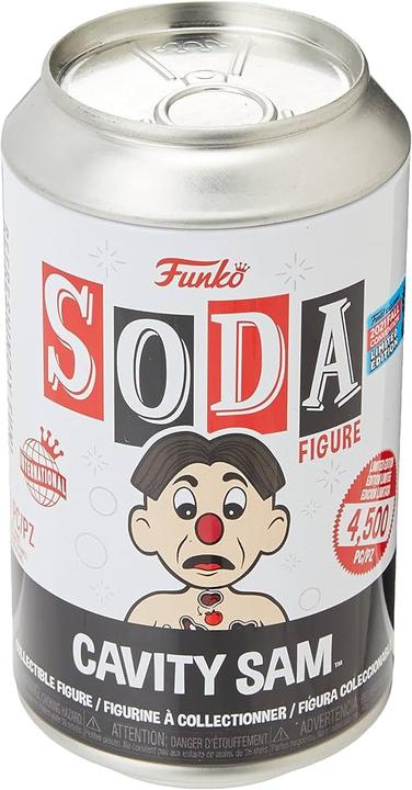 Actual product image Funko Vinyl Soda: Operation - Cavity Sam (1in6 Chance Of Chase) (LE 4 500pcs) /58638