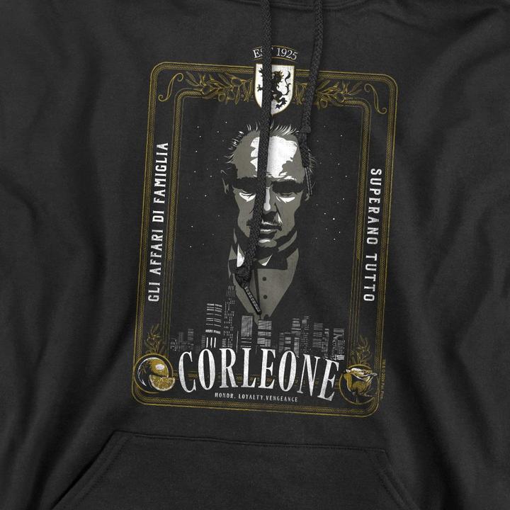 Immagine prodotto The Godfather Felpa con Cappuccio Don Vito Corleone Poster Classico Uomo (S)