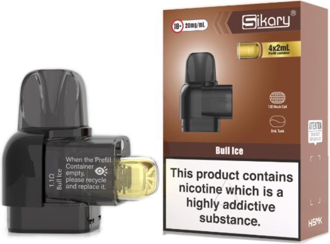Actual product image Sikary S10000 Pod - Bull Ice