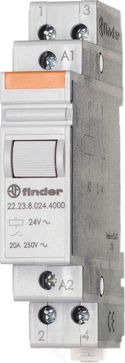 Actual product image Finder Industrial relay 1 unit 22.23.8.012.4000 Rated voltage: 12 V/AC Switching current (max.): 20 A 1 NO