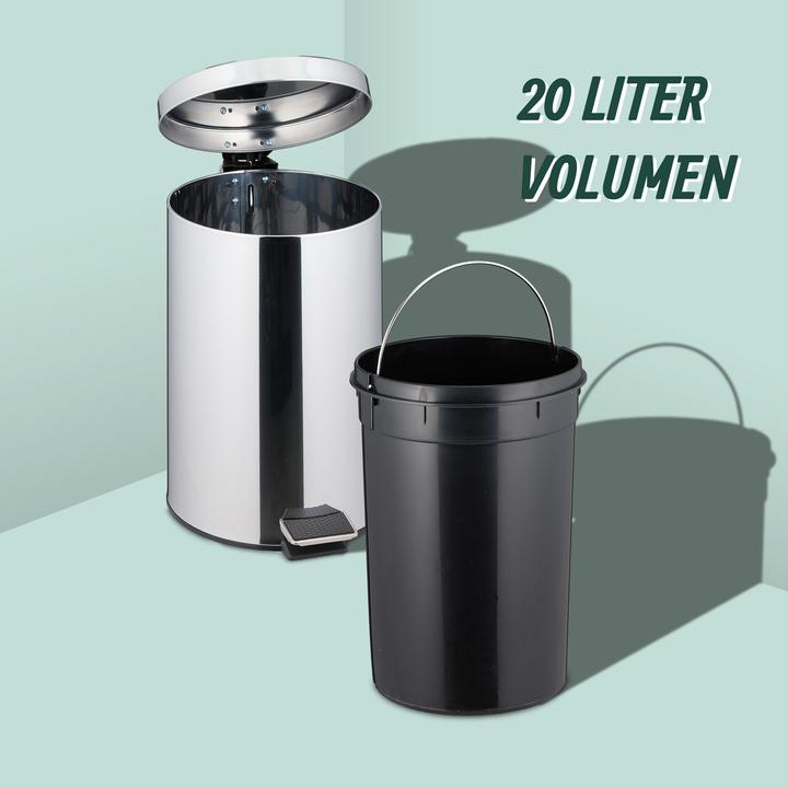 Actual product image Relaxdays Pedal Bin (20 l)