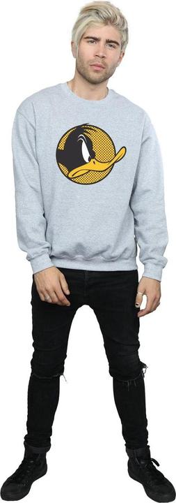 Produktbild Looney Tunes Daffy Duck Dotted Profile Sweatshirt (L)