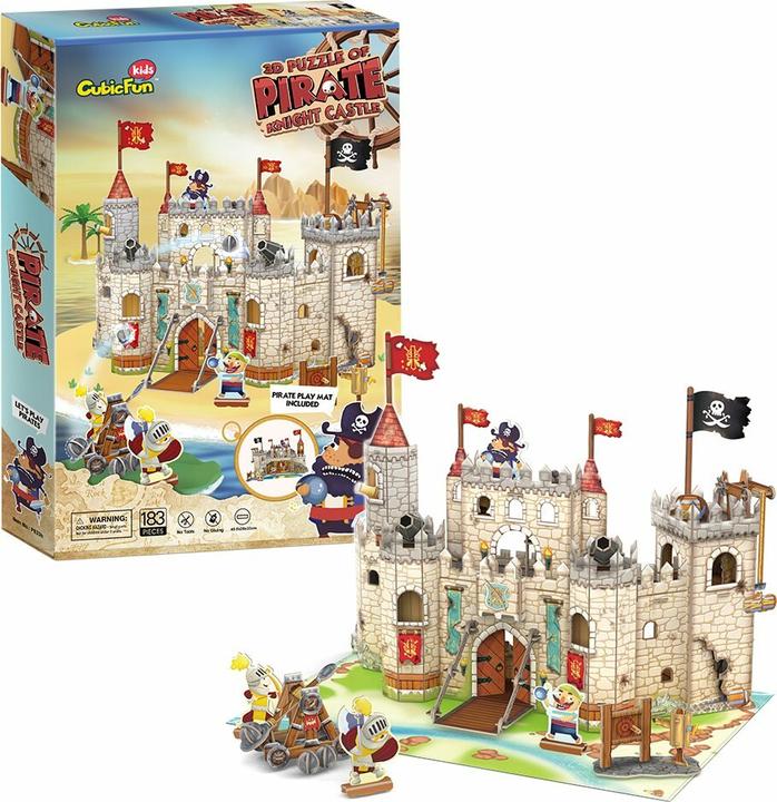 Actual product image Cubicfun CUBIC FUN 3D Jigsaw "Pirate Castle" (183 pieces)