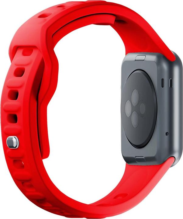 Produktbild 3MK Silicone Watch Strap czerwony/red dla Apple Watch 42/44/45/49mm (Edelstahl, Silikon)